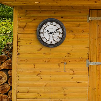La Crosse Technology 19.7-Inch Indoor/Outdoor Courtyard Quartz Wall Clock