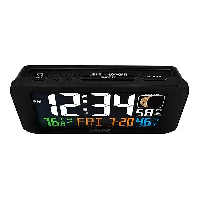 La Crosse Technology Color LED Alarm Clock with USB Charging Port