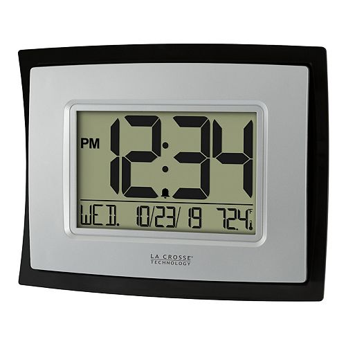 La Crosse Technology Digital Clock with Indoor Temperature