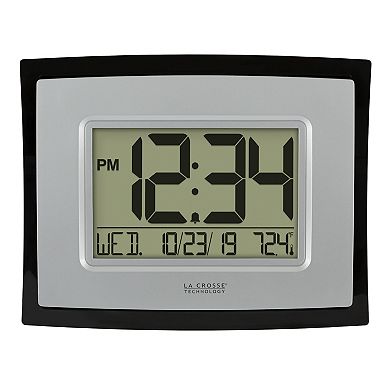 La Crosse Technology Digital Clock with Indoor Temperature