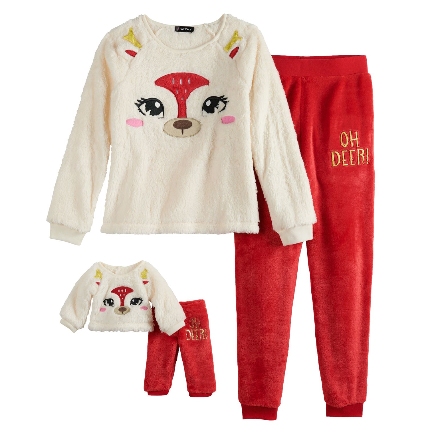 kohls girl and doll pajamas