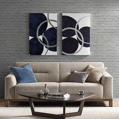 INK+IVY Celestial Orbit Canvas Wall Art 2-piece Set