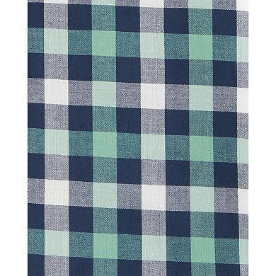 Boys 4-14 Carter's Green and Blue Plaid Button-Down