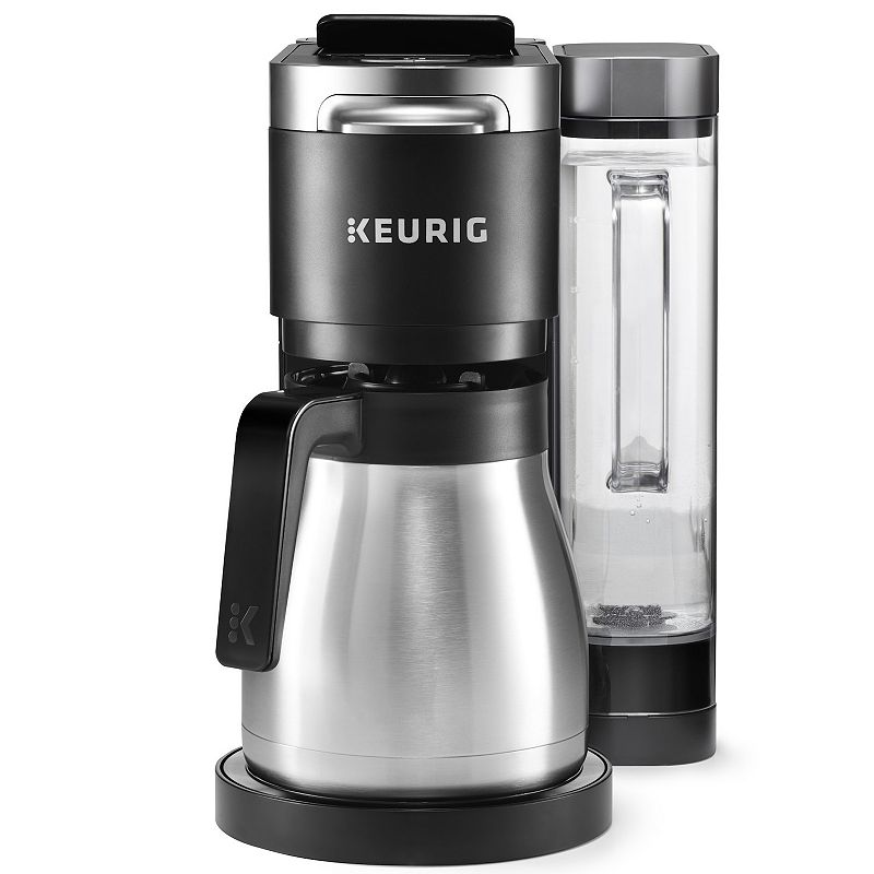 Keurig - K-Duo Plus 12-Cup Coffee Maker and Single Serve K-Cup Brewer - Black