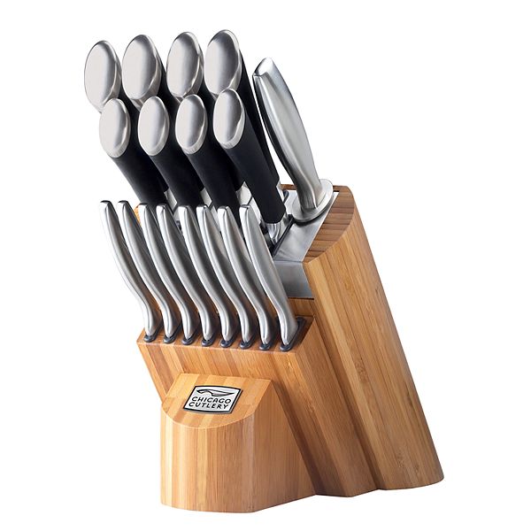 Chicago Cutlery Fusion 18 Pc Knife Block Set