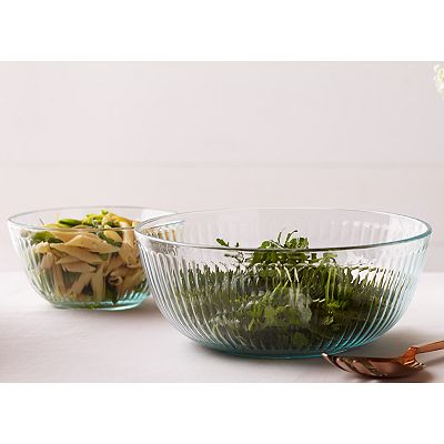 食器 Pyrex sculpted glass mixing bowls Amazon.com: Pyrex 7401 3-Cup Sculpted Glass Mixing Bowls (2