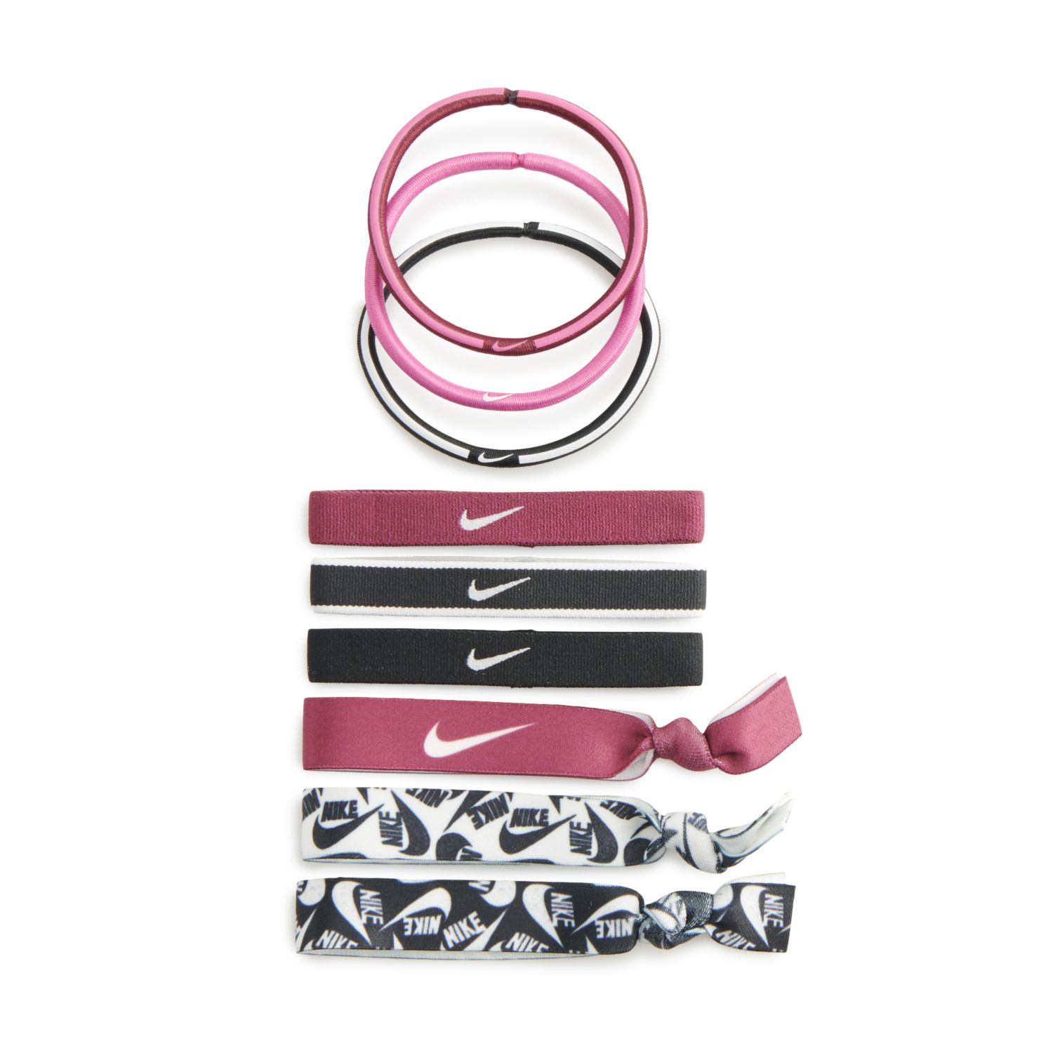 nike hair ties 9 pack