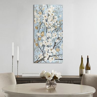 Madison Park Luminous Bloom Foil Canvas Wall Art