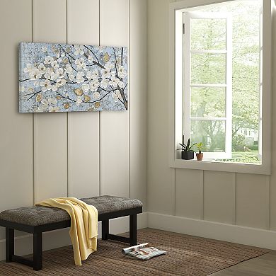 Madison Park Luminous Bloom Foil Canvas Wall Art