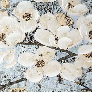 Madison Park Luminous Bloom Foil Canvas Wall Art