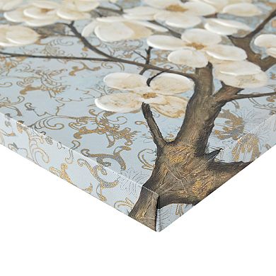 Madison Park Luminous Bloom Foil Canvas Wall Art