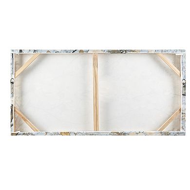 Madison Park Luminous Bloom Foil Canvas Wall Art