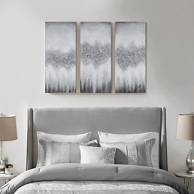 Madison Park Luminous Hand Painted Heavy Textured Canvas Wall Decor 3-piece Set