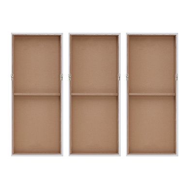 Madison Park Luminous Hand Painted Heavy Textured Canvas Wall Decor 3-piece Set