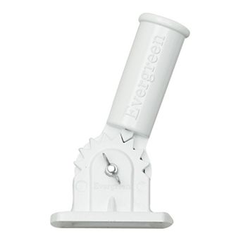 Adjustable Aluminum White Flag Pole Bracket