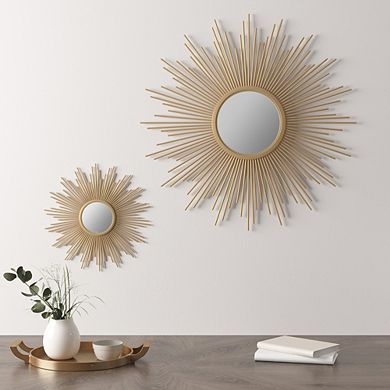 Madison Park Fiore Sunburst Wall Mirror