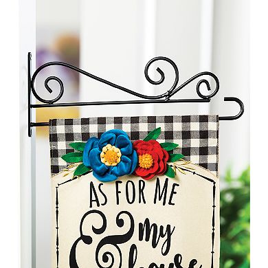 Swirl Wall Mount Garden Flag Hanger