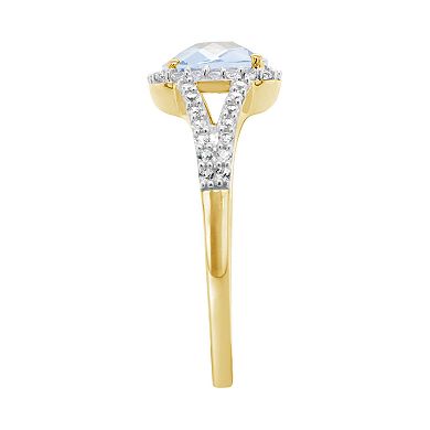 Celebration Gems 10K Yellow Gold 7mm Cushion Gemstone Ring