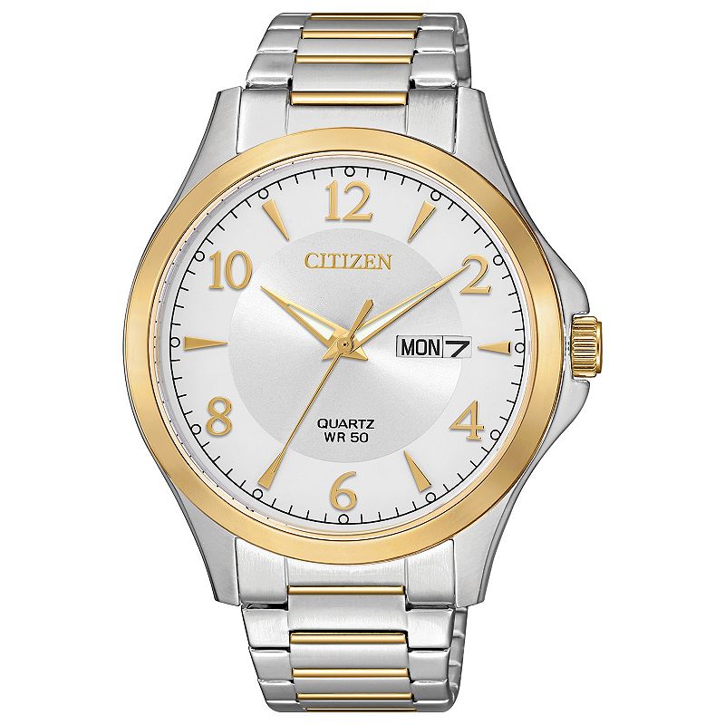 Citizen Men's Two Tone Stainless Steel Watch - BF2005-54A, Size: Large