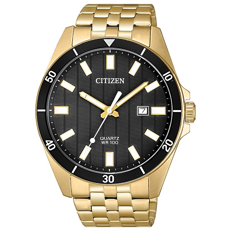 UPC 013205130038 product image for Citizen Men's Stainless Steel Watch - BI5052-59E, Size: Large, Gold Tone | upcitemdb.com