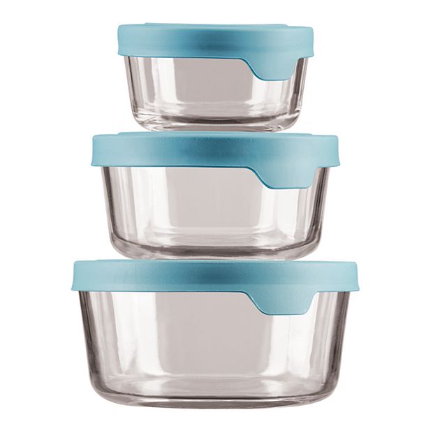 Anchor Hocking 6-Cup Glass Food Storage Container Oven Safe BPA-Free