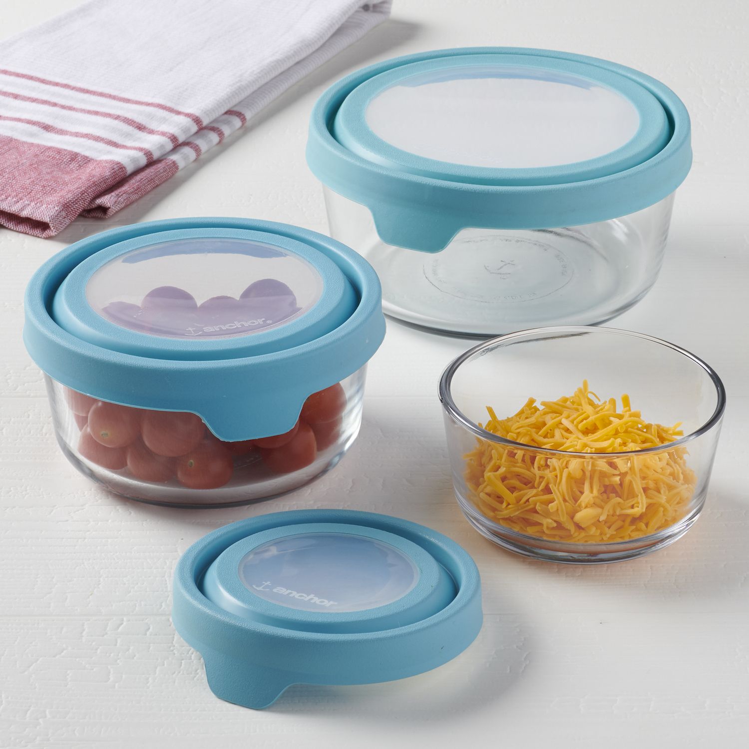 Anchor Hocking TrueSeal 6-pc. Round Glass Food Storage Set