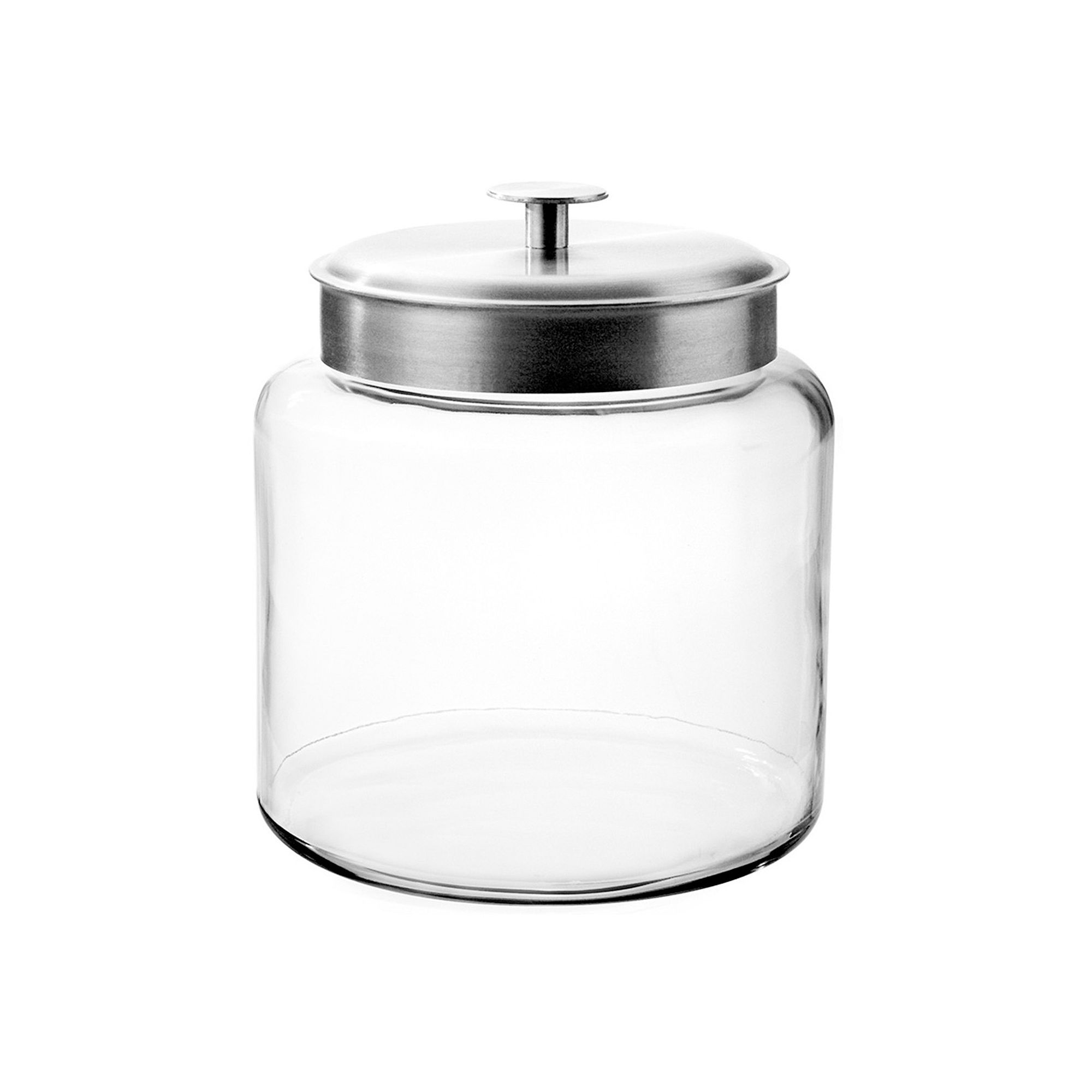 Anchor Hocking 1.5-Gallon Montana Jar with Brushed Metal Lid, None