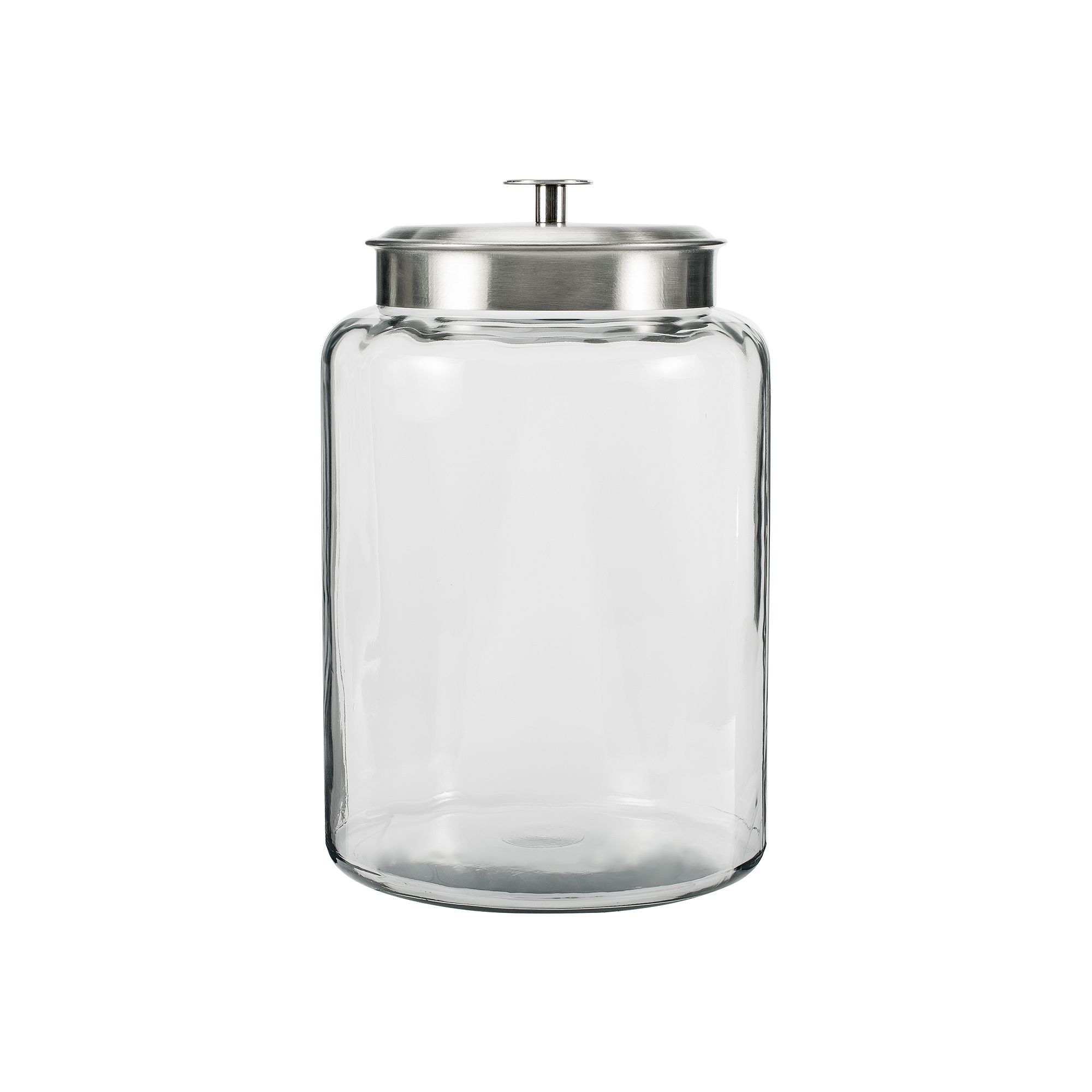 Anchor Hocking 2.5-Gallon Montana Jar with Brushed Metal Lid, None