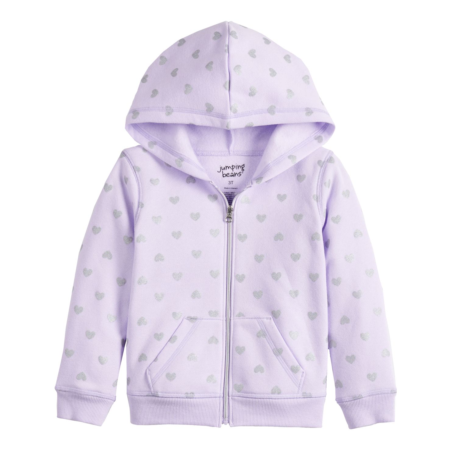 toddler girl fleece hoodie