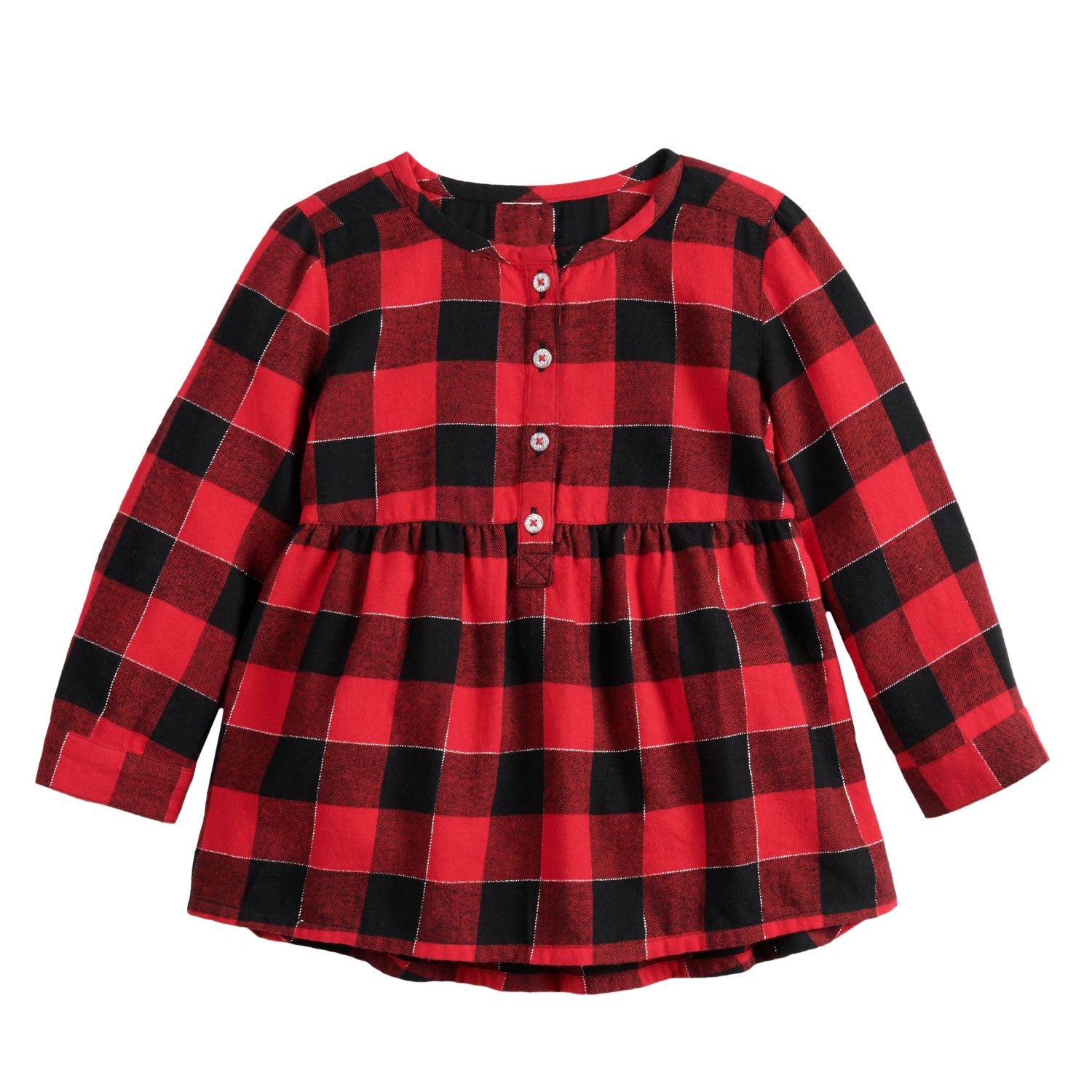 kohls girls red dress