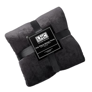 Portsmouth Home Oversized Plush Sherpa Fleece Throw 