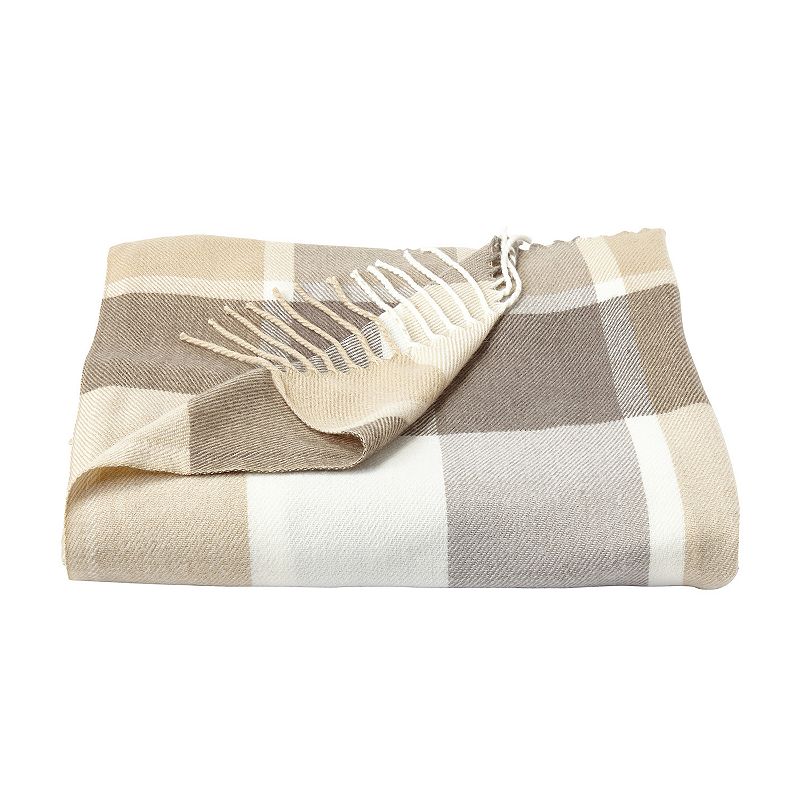 Portsmouth Home Soft Vintage Throw Blanket, Grey