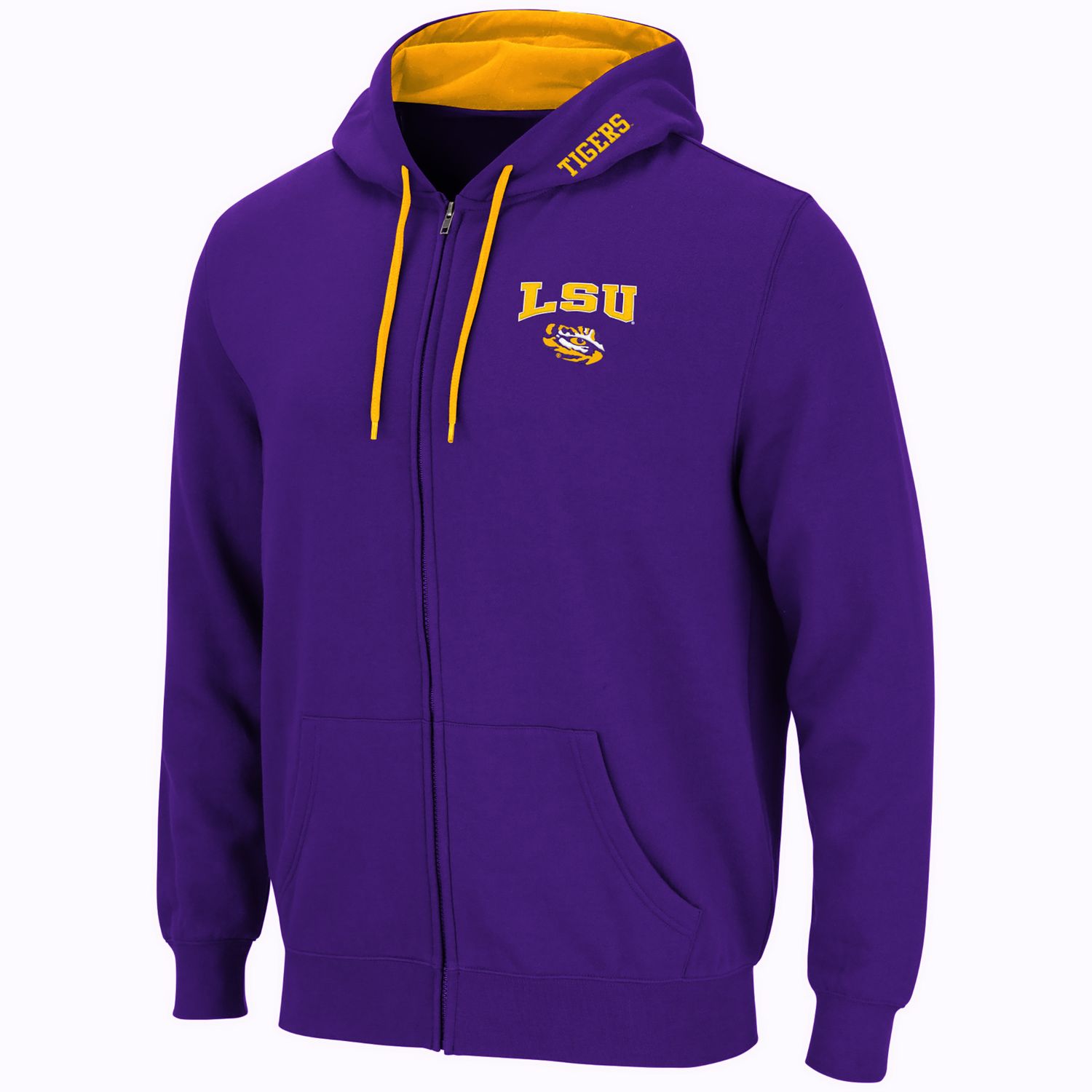 lsu zip up hoodies