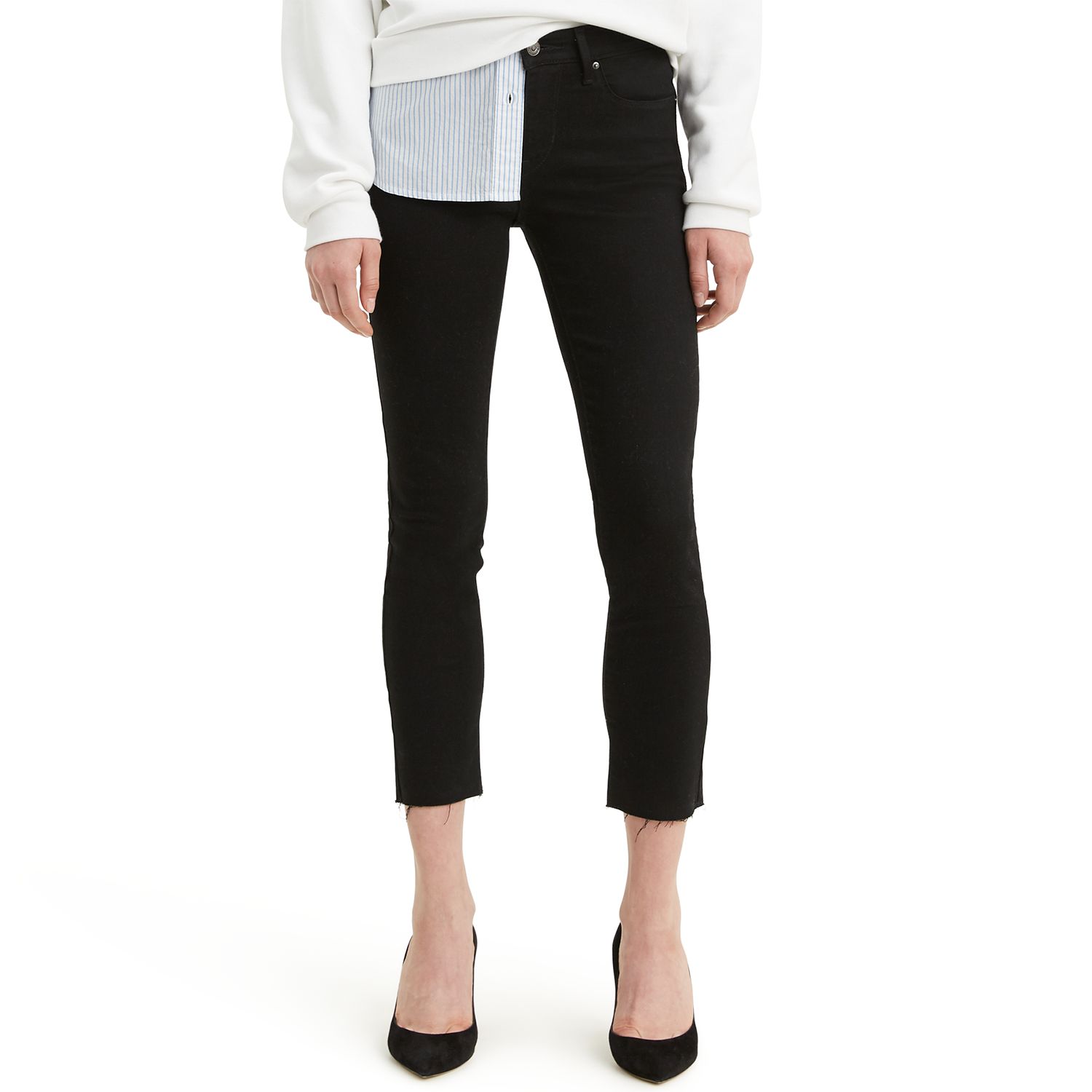 classic mid rise skinny
