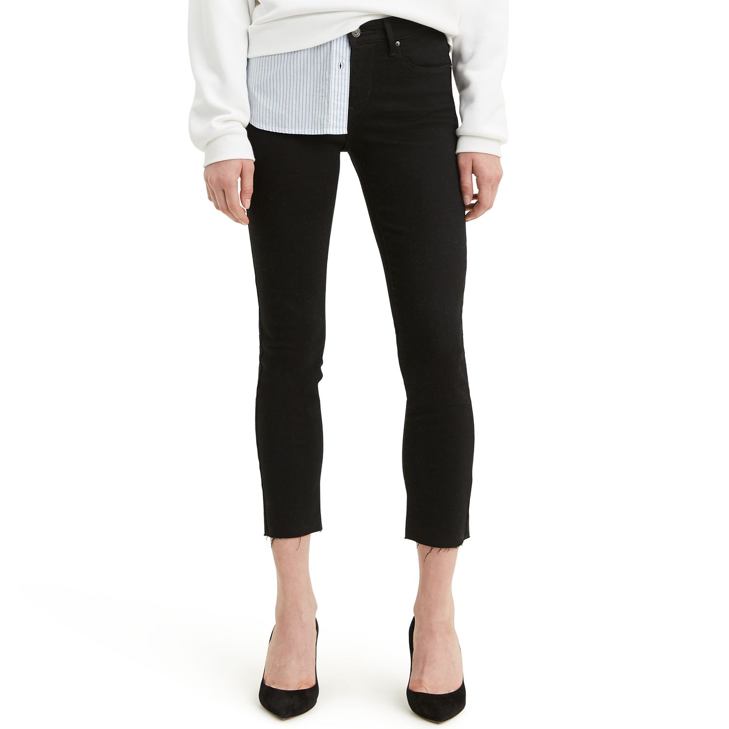 levi's classic mid rise skinny jeans