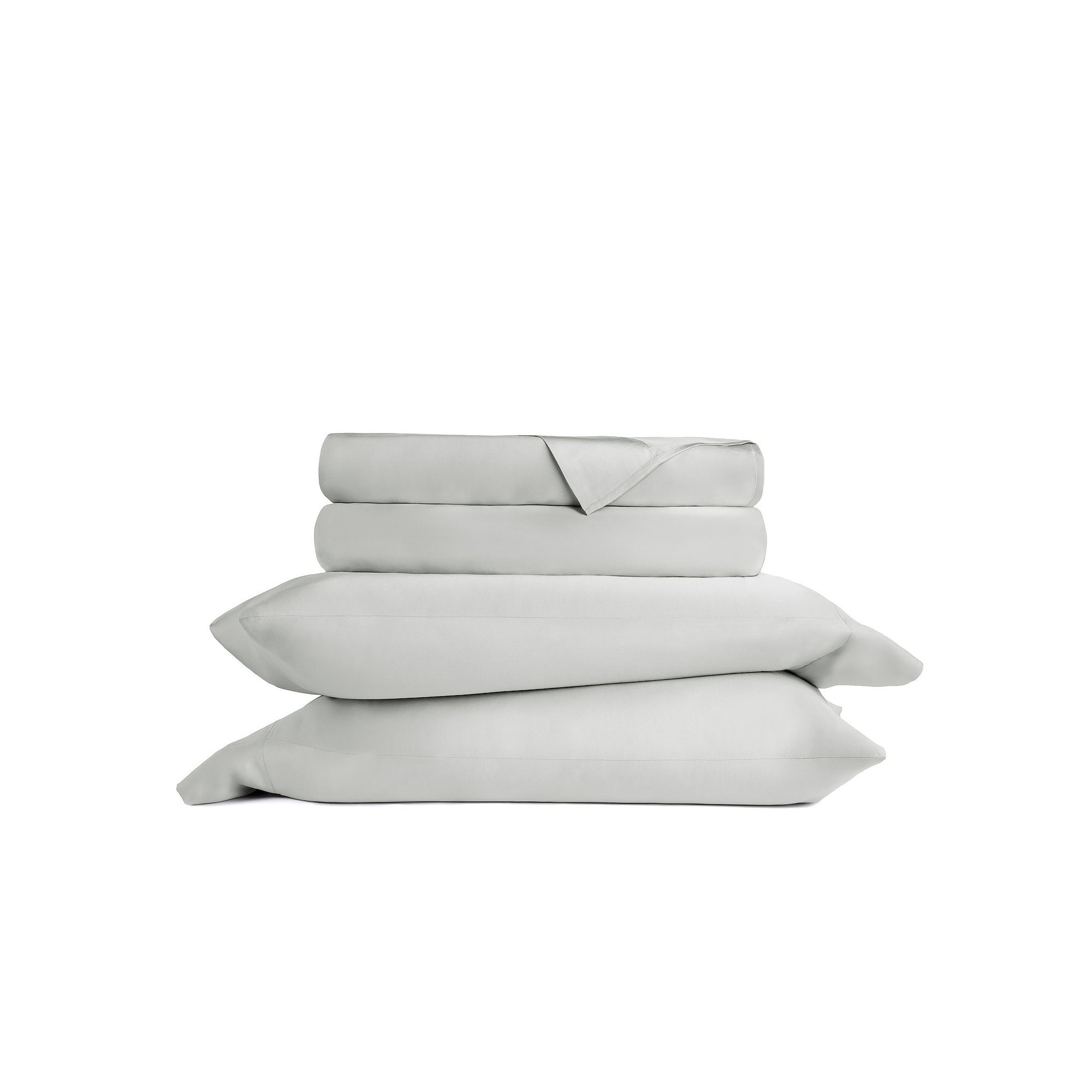 Home Collection Premium Rayon from Bamboo Sheet Set Or Pillowcases, Light G