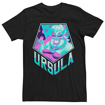 Disney's The Little Mermaid Ursula Pop Art Men's Graphic Tee