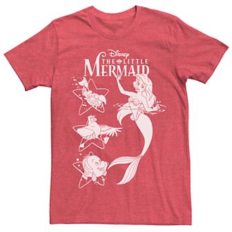 Disney's The Little Mermaid Ariel And Friends Men's Graphic Tee