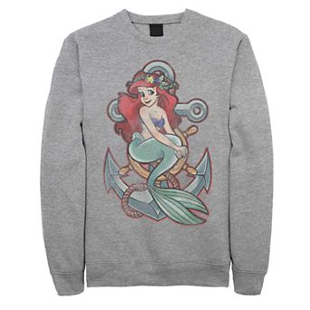 Disney's The Little Mermaid Ariel Men's Anchor Portrait Fleece