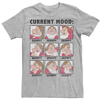 Disney's Snow White Grumpy Men's Current Mood Graphic Tee