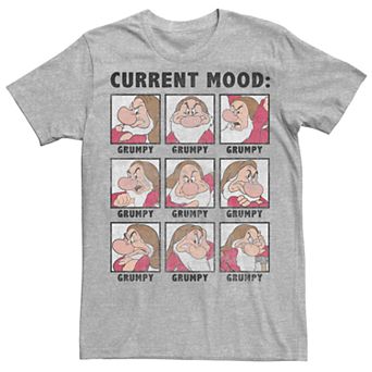 Disney's Snow White Grumpy Men's Current Mood Graphic Tee