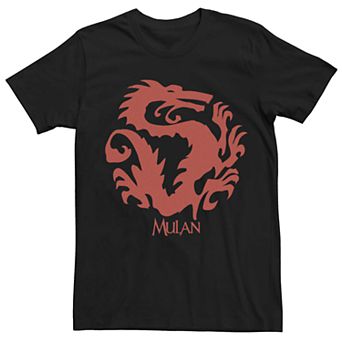 Disney's Mulan Mushu Dragon Symbol Men's Tee
