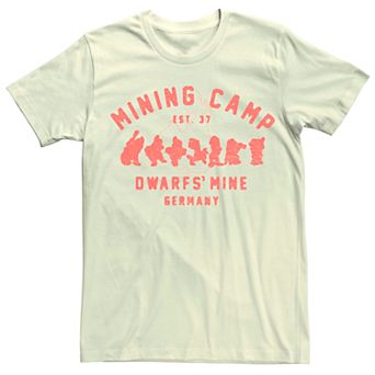 Disney's Snow White Mining Camp Logo Men's Graphic Tee