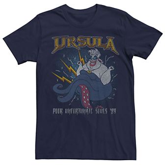 Disney's The Little Mermaid Ursula Retro The Unfortunate Graphic Men's Tee