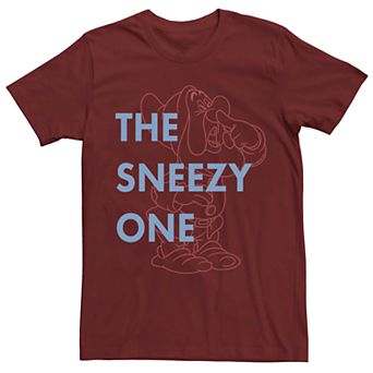 Disney's Snow White The Sneezy Dwarf Men's Tee