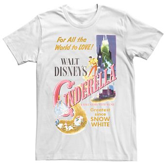 Disney's Cinderella Vintage Poster Men's Graphic Tee