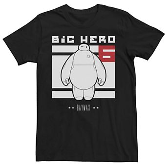 Disney's Big Hero 6 Baymax Block Poster Men's Graphic Tee
