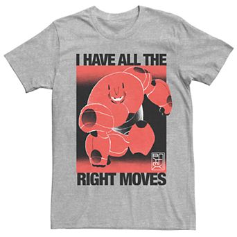 Disney's Big Hero 6 Baymax All The Right Moves Men's Graphic Tee