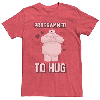 Disney's Big Hero 6 Baymax Men's Programmed To Hug Graphic Tee