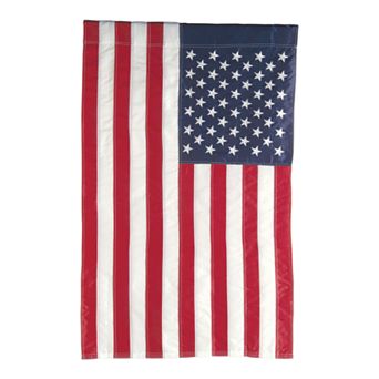 American Applique Garden Flag